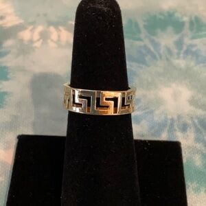 Italian 14K Gold Greek Design Ring